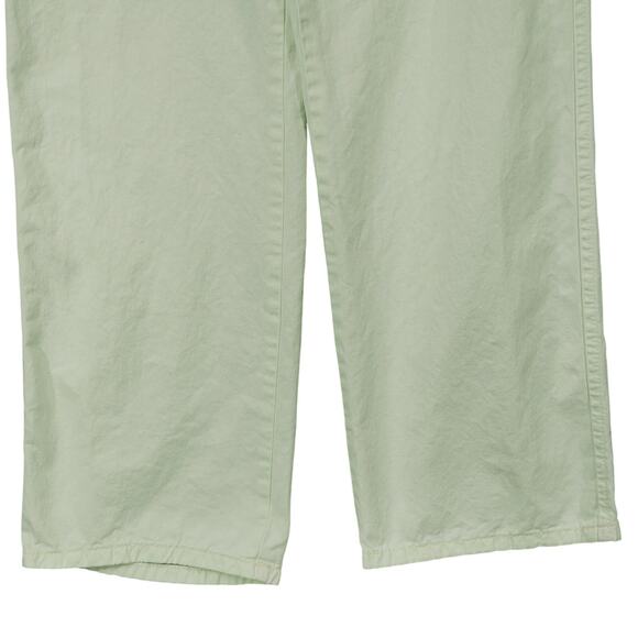 Stradivarius STR Cargo Pants sz 8 Women Pistachio Green Pockets Spring Coachella - Picture 10 of 13